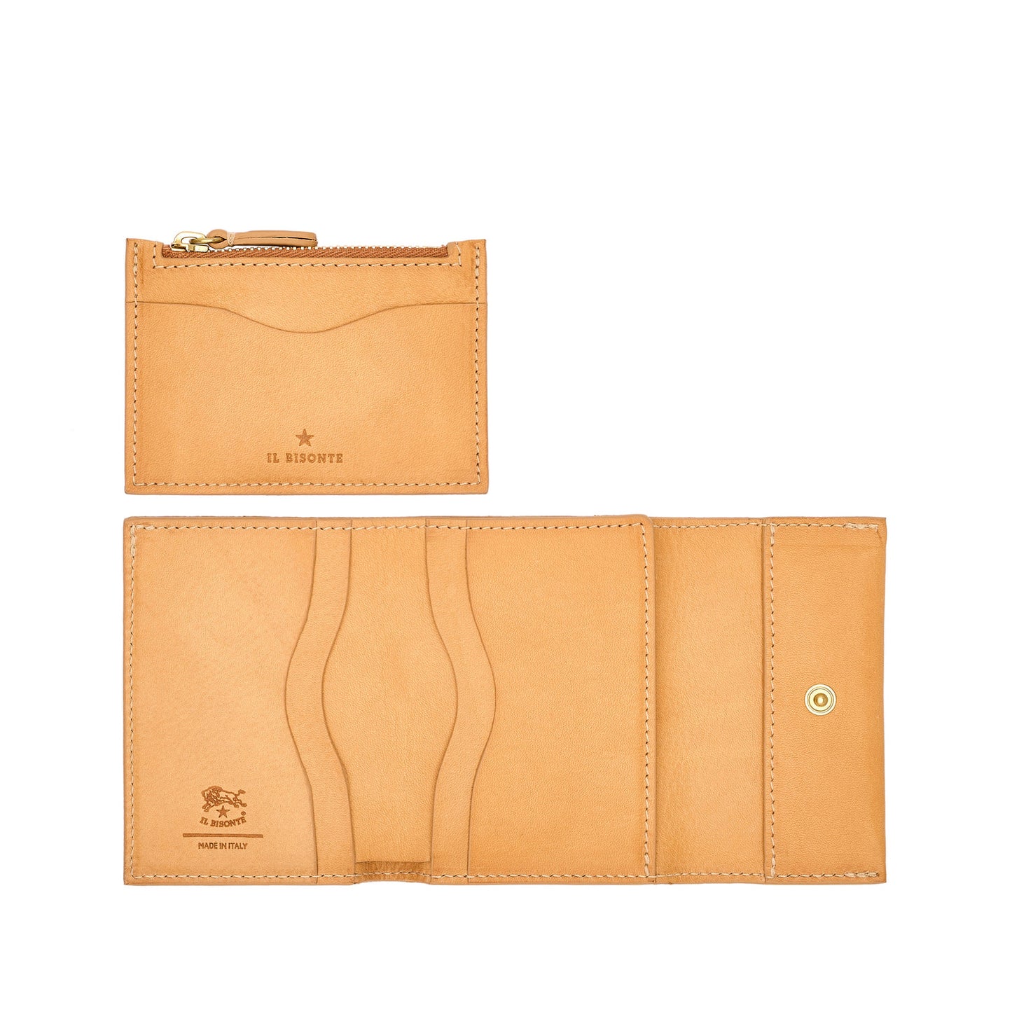 Anna Wallet in Natural Leather