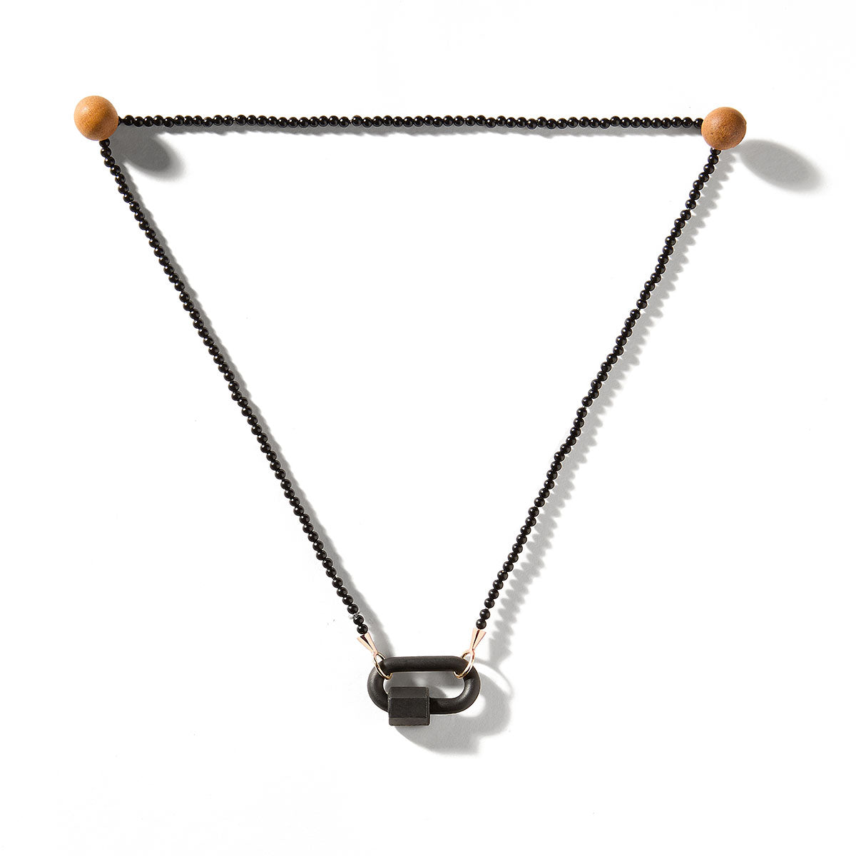 Itty Bitty Strand in Black Agate