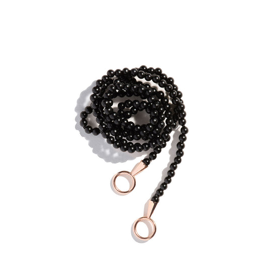 Itty Bitty Strand in Black Agate