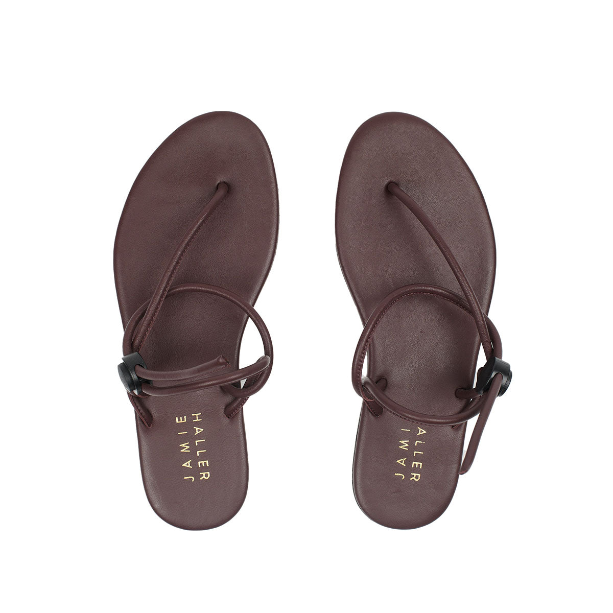 String Theory Sandal in Aubergine