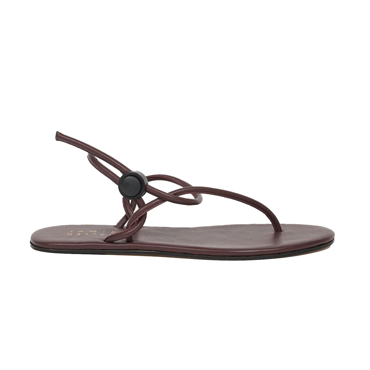String Theory Sandal in Aubergine