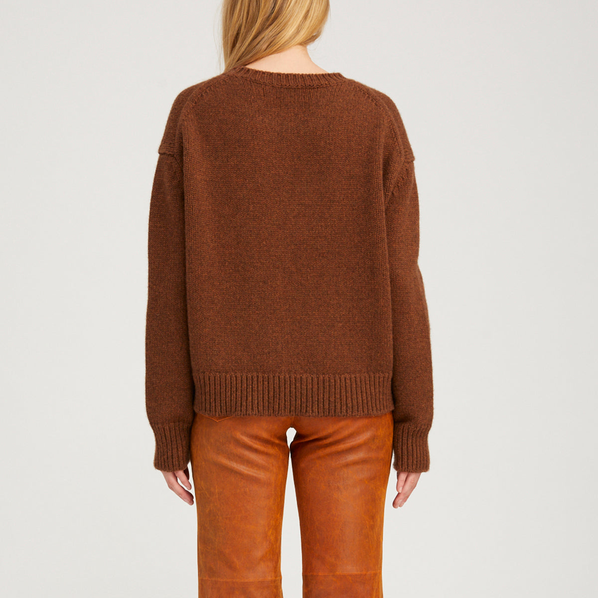 Heavy Crew Sweater in Mace