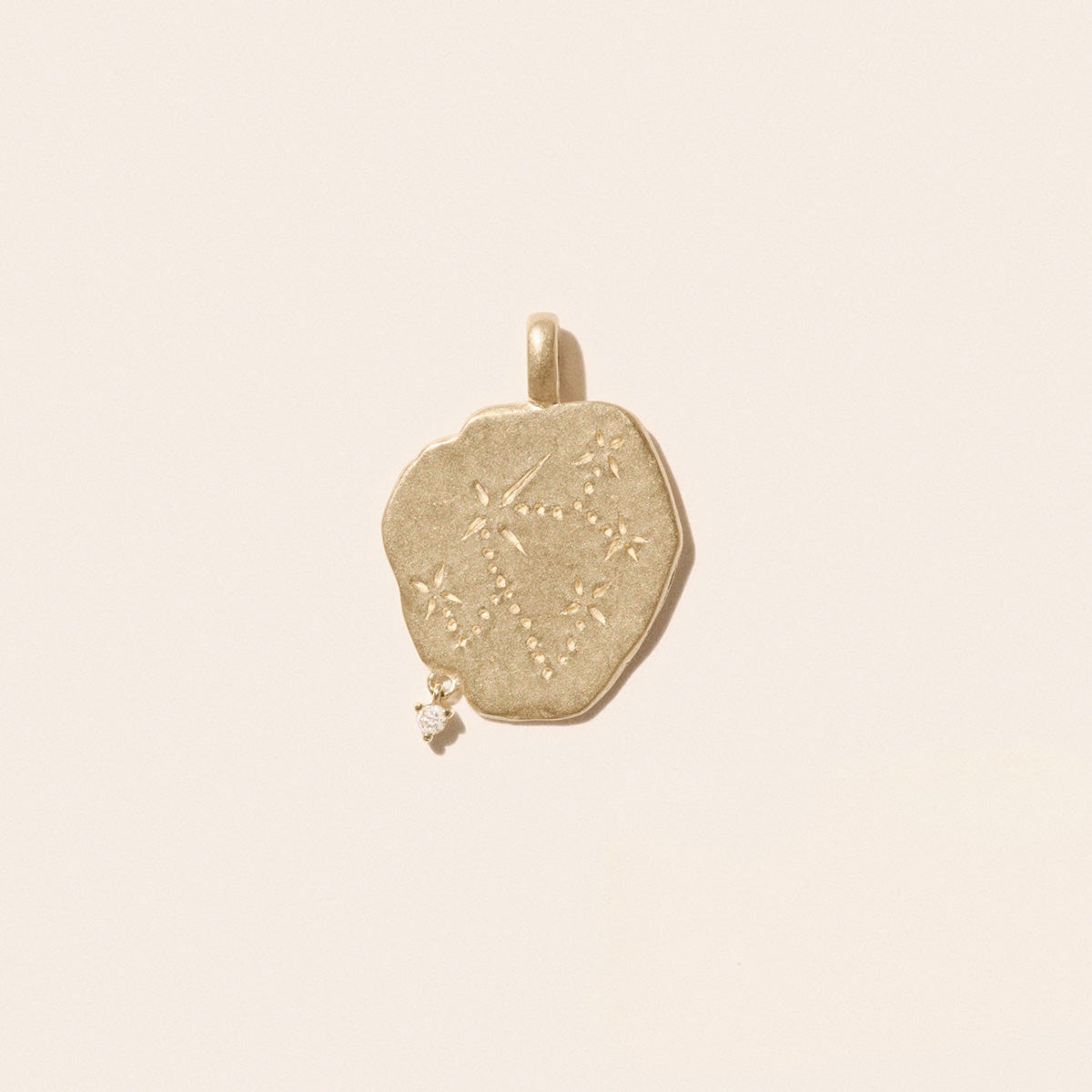 Sagittarius Pendant in 9K Yellow Gold