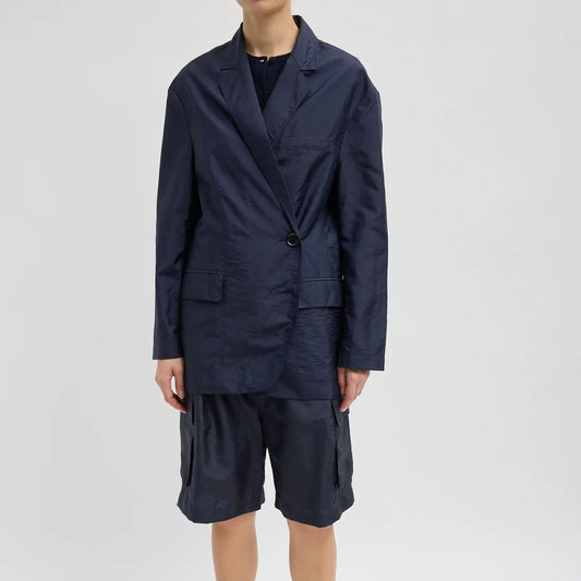 Nylon Liam Blazer in Navy