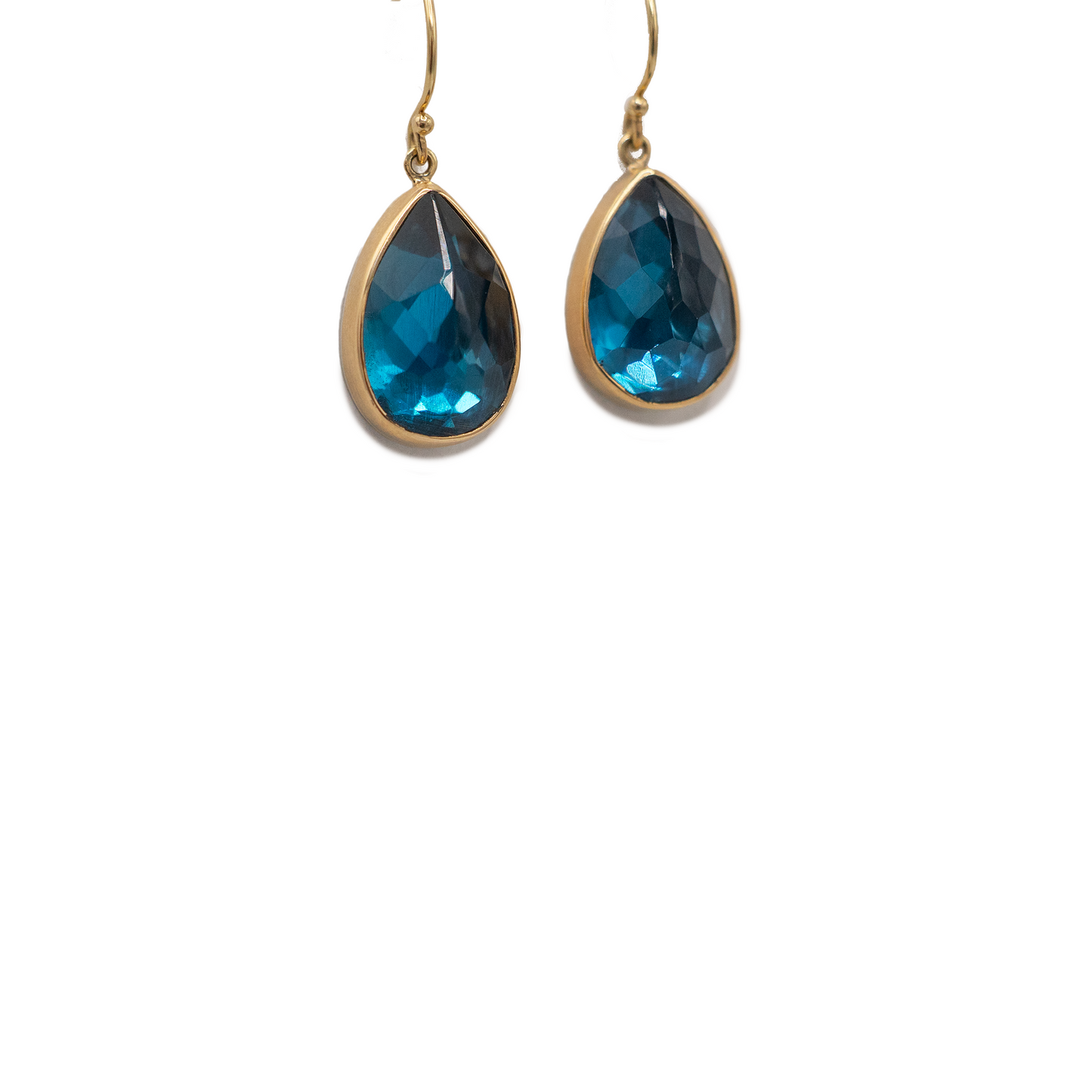 London Blue Topaz Drop Earrings