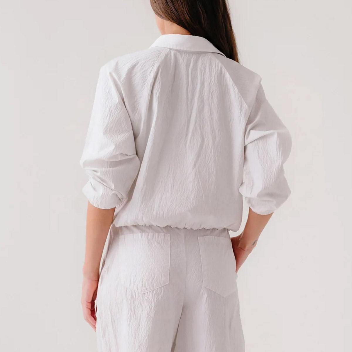 Tala Cinched Anorak in White
