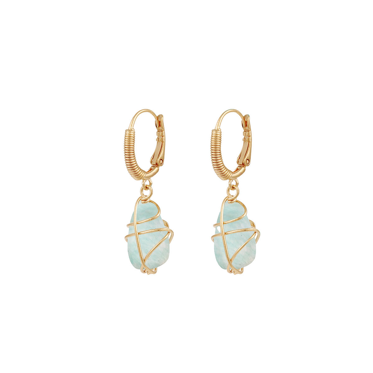 Tao Rainbow Earrings in Amazonite
