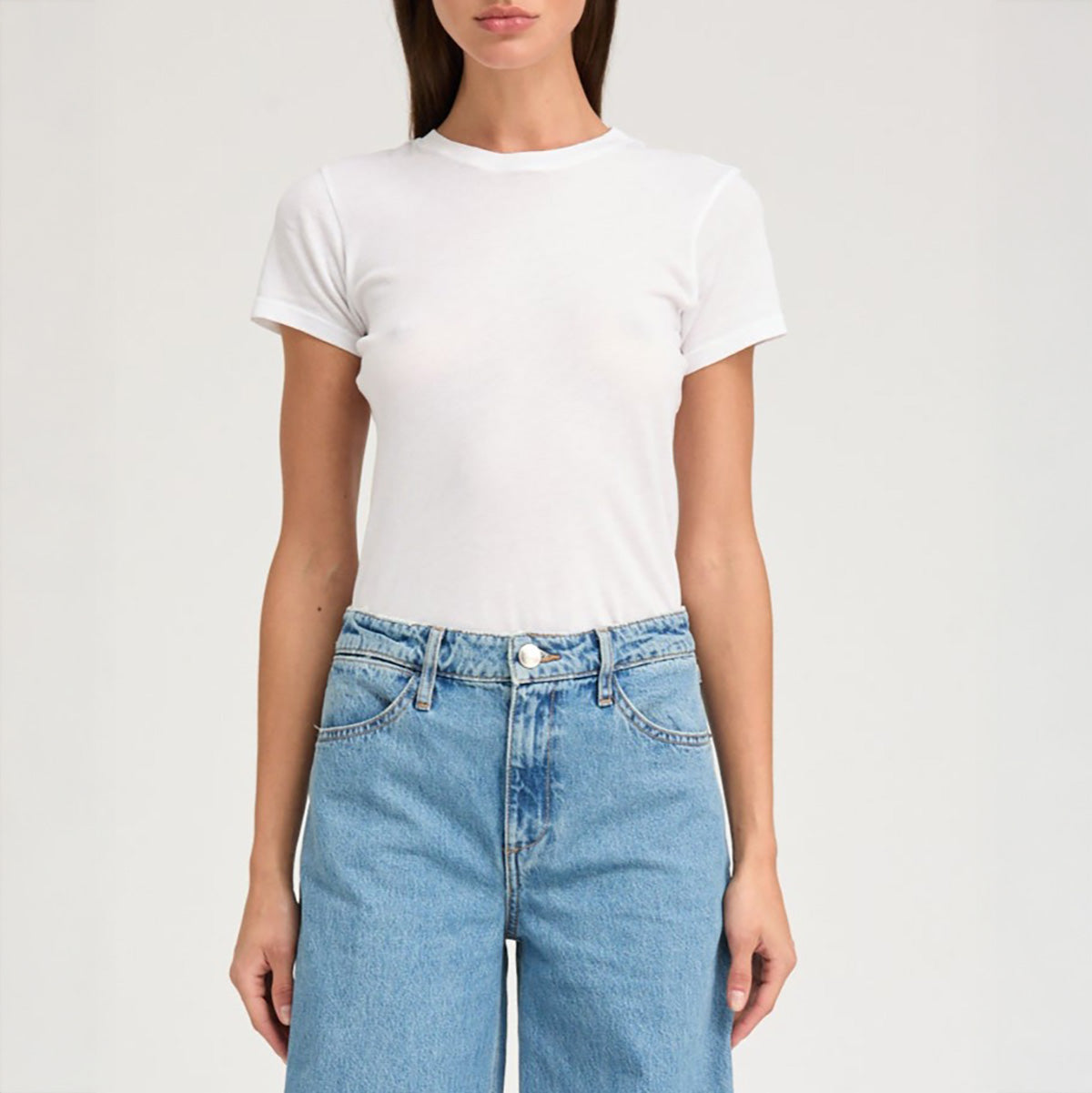 Baby Tee in White