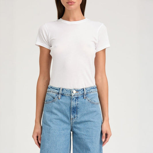 Baby Tee in White