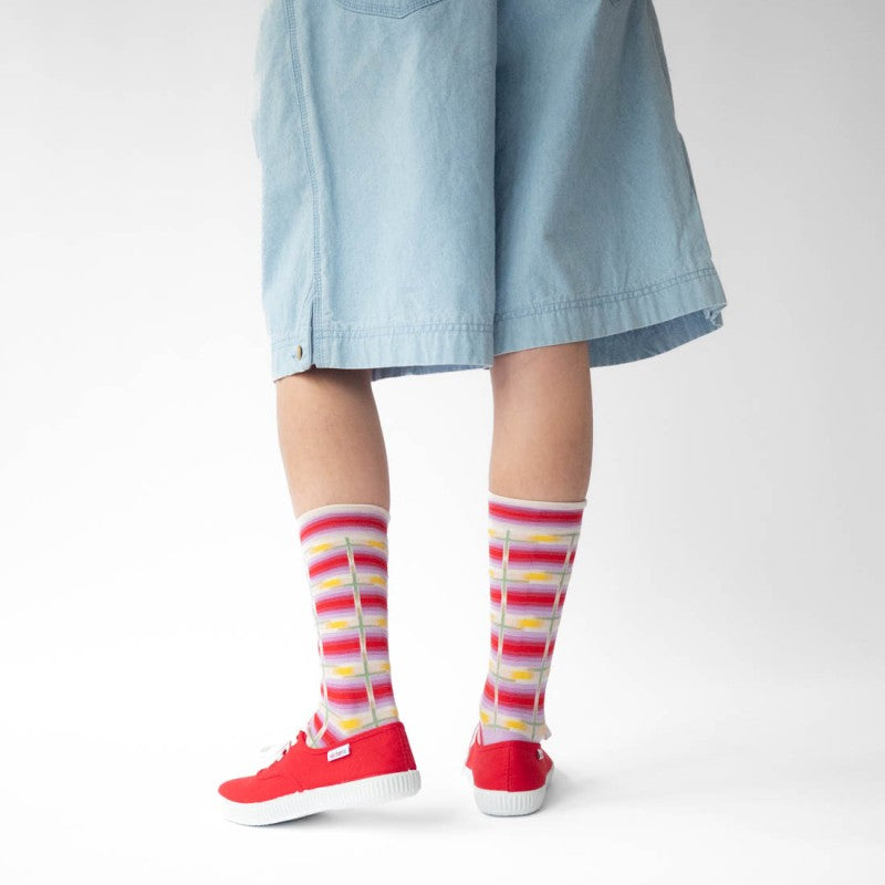 Ikat Crew Socks