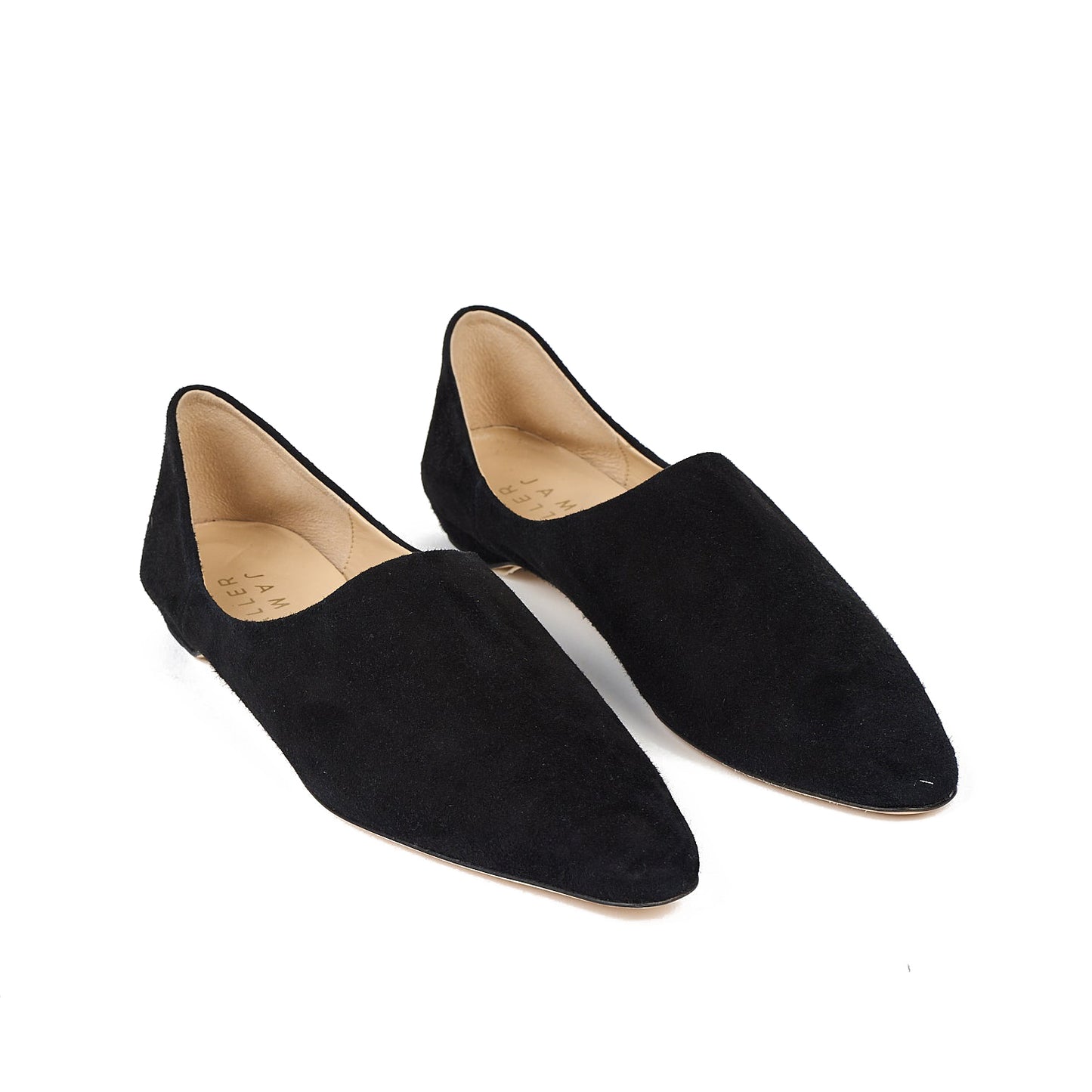 The Mule ini Black Suede