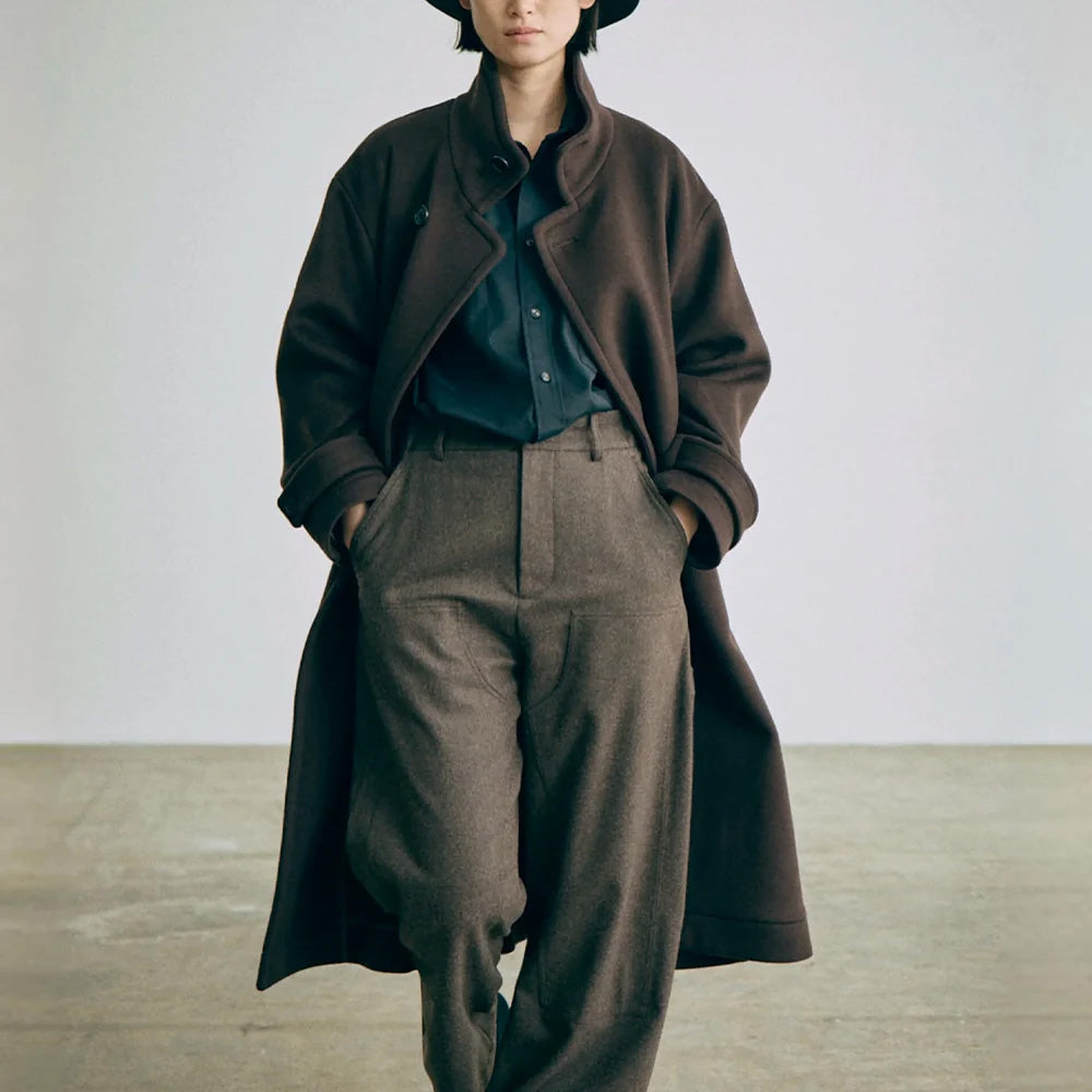 Theo Coat in Brown