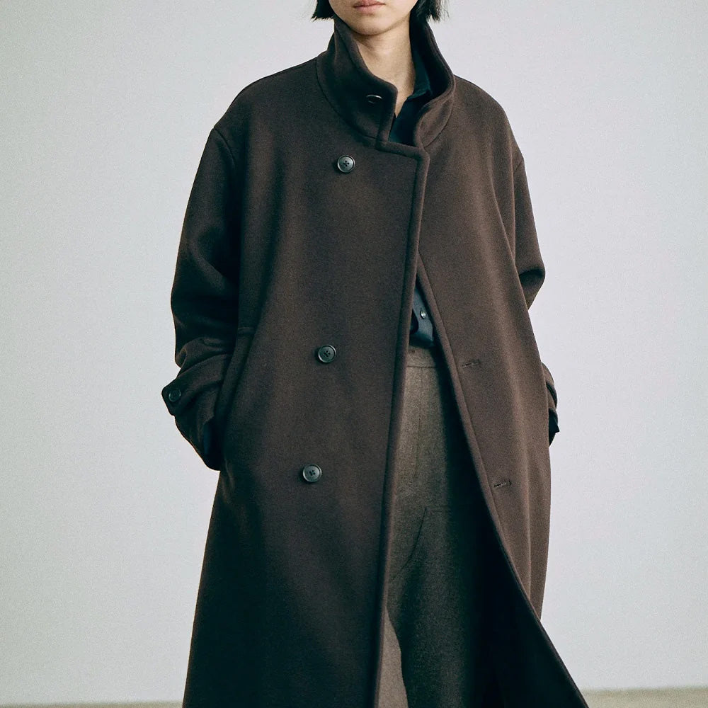 Theo Coat in Brown