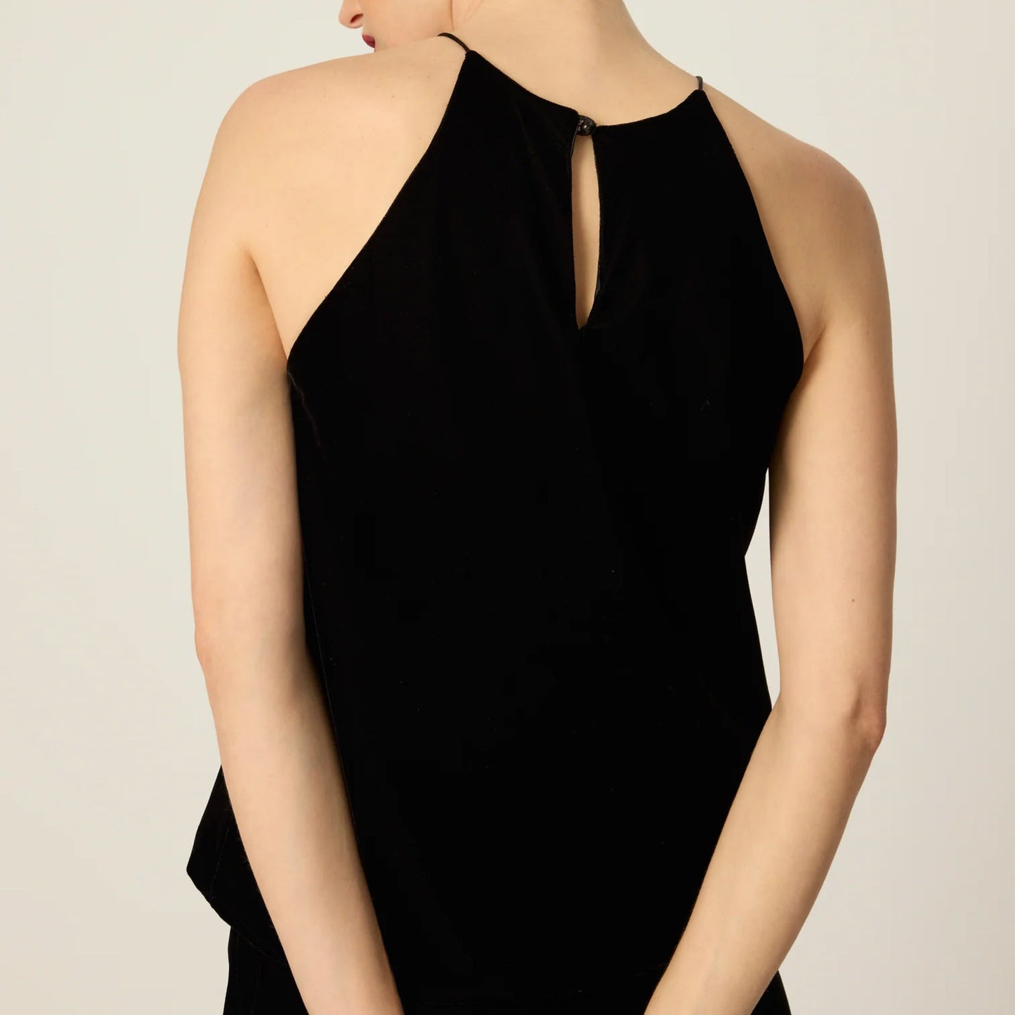 Kate Top in Black Velvet