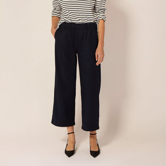 Reese Pant in Navy Linen