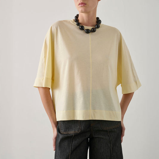 Helsinki Tee in Pale Yellow