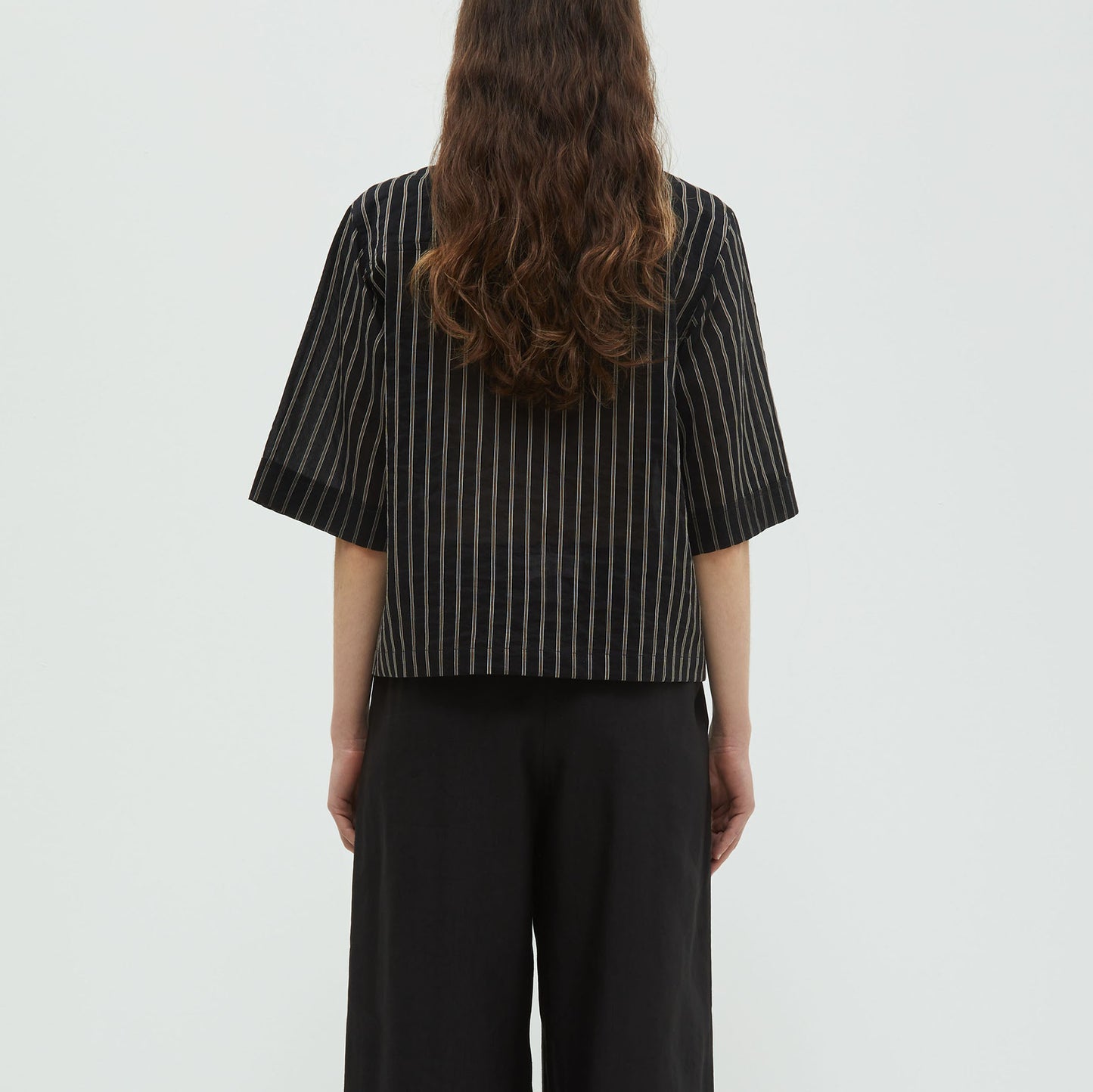 Tumelah Shirt in Black Stripe