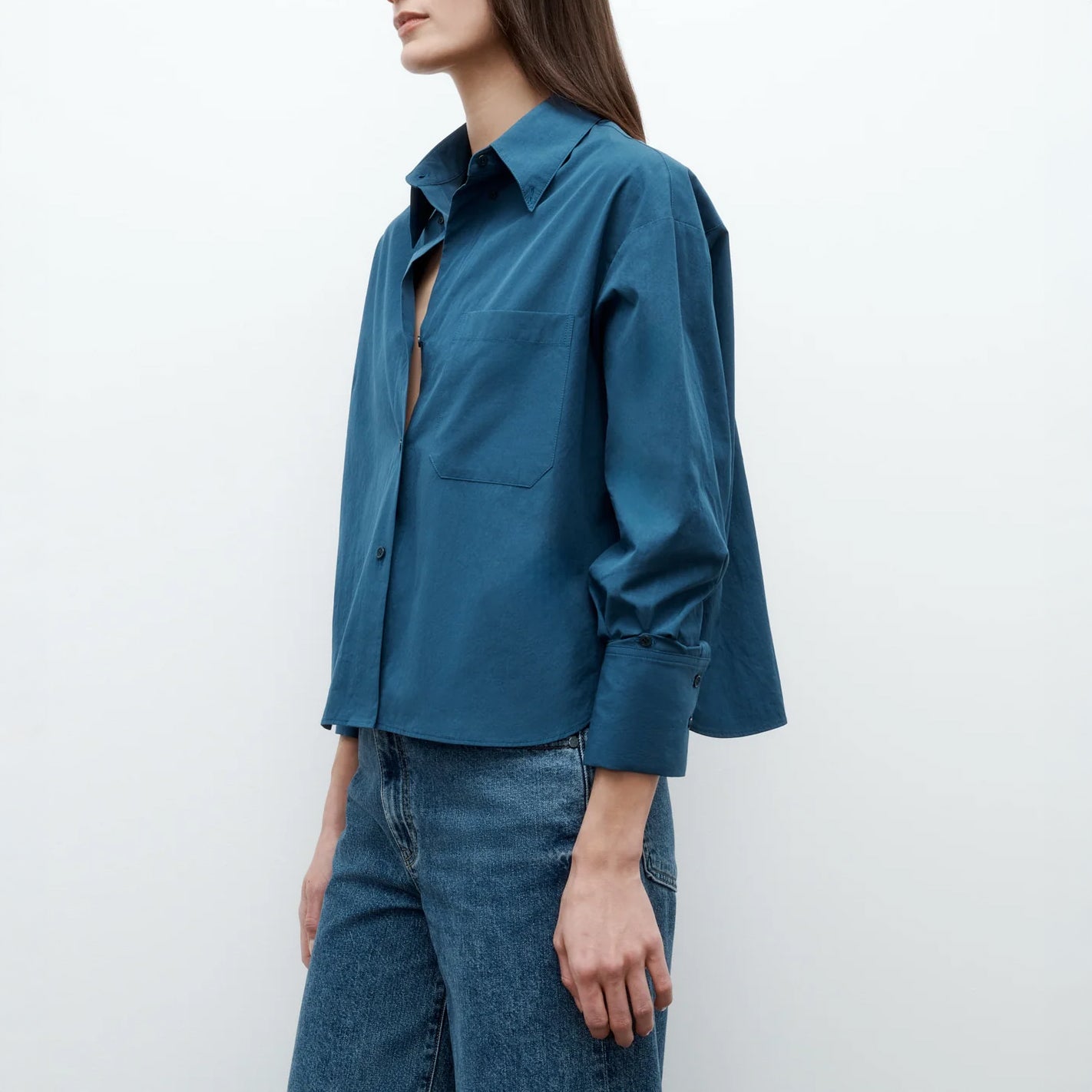 J.D. Button Down in Blue Wing Teal