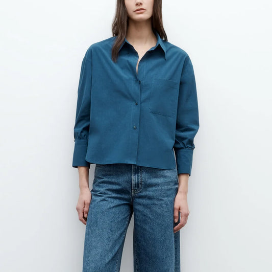 J.D. Button Down in Blue Wing Teal
