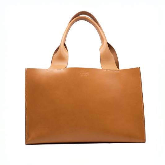 Valery 17 Tote in Saddle