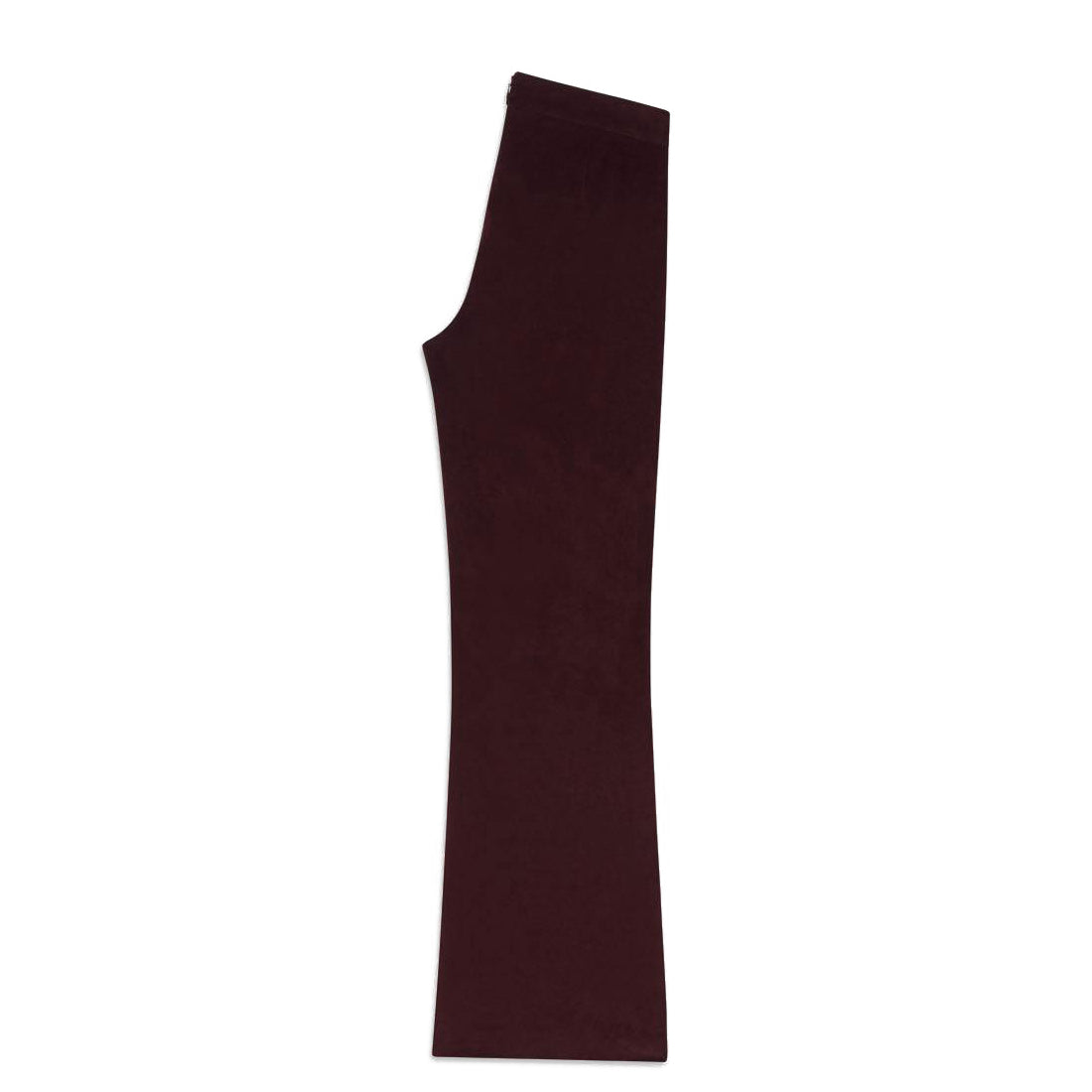 Wide Leg Velvet Pant in Wine