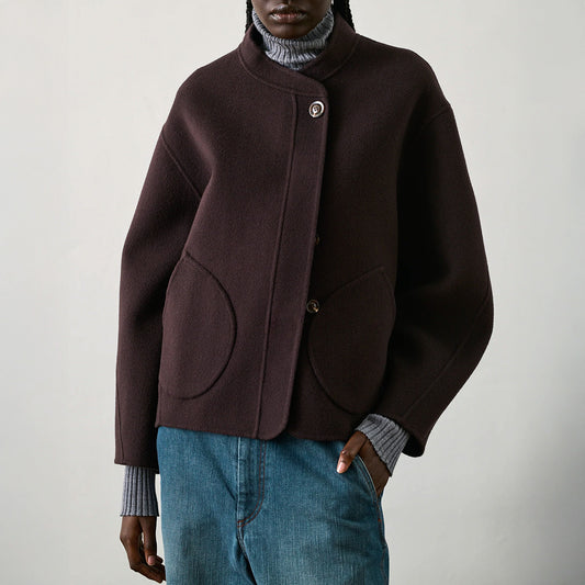 Windsor Jacket in Aubergine