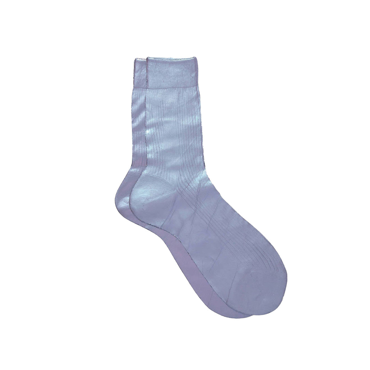One Ribbed Laminated Sock in Shanty