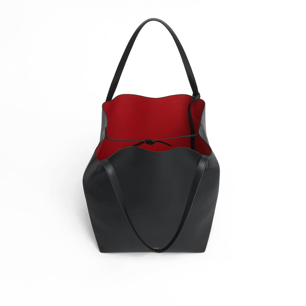 Everyday Soft Tote in Black & Flamma