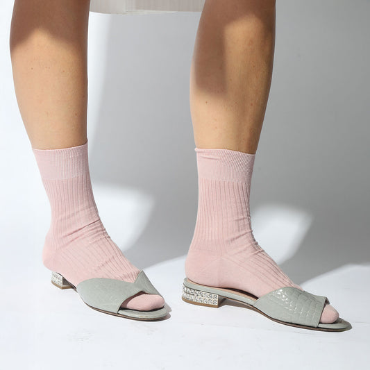 Bio Sock in Pale Pink