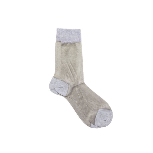 Wave Sock in Light Grey