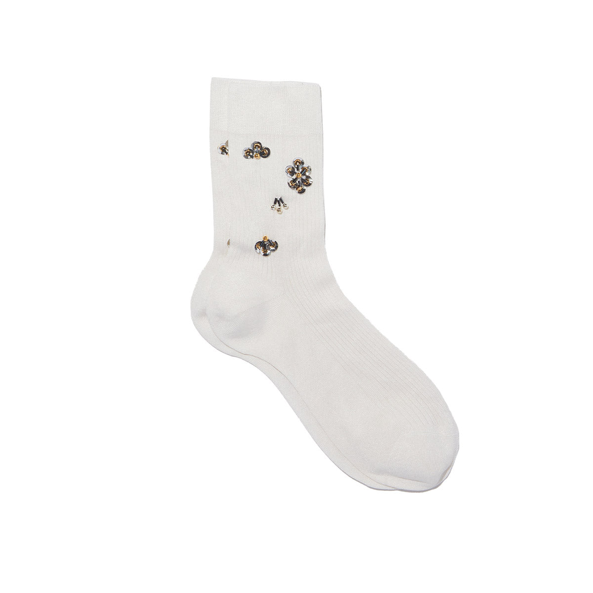 Agathe Sock in Off White