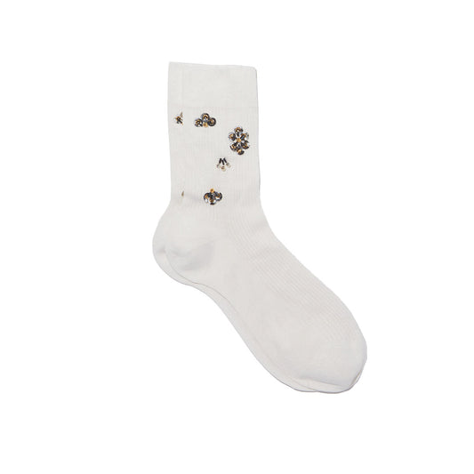 Agathe Sock in Off White