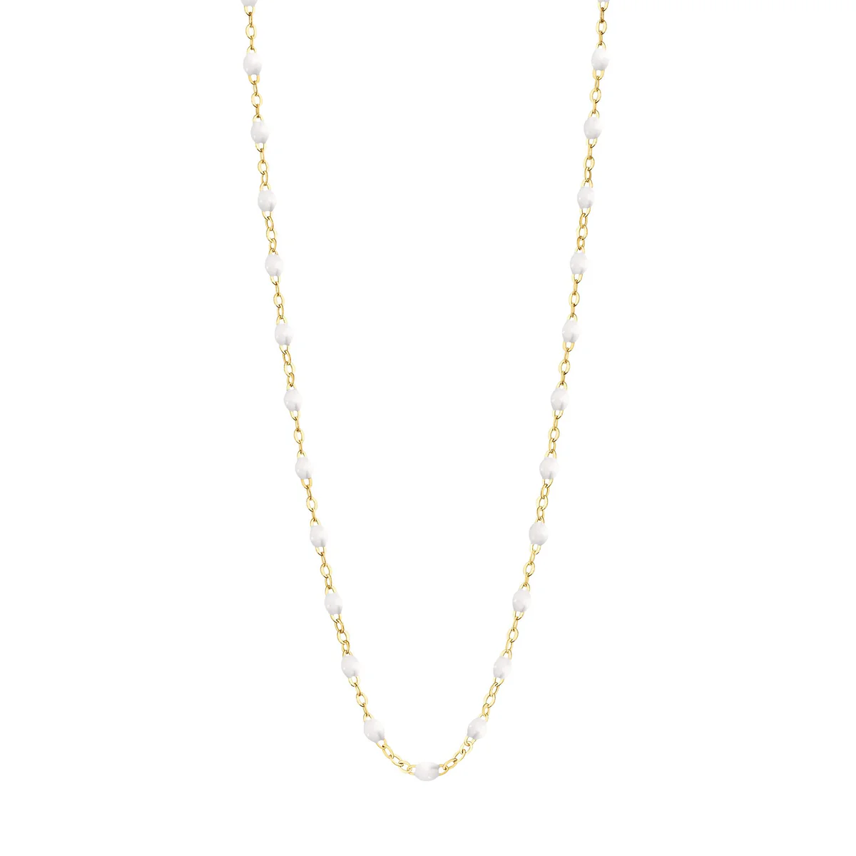 Classic Gigi Necklace in White