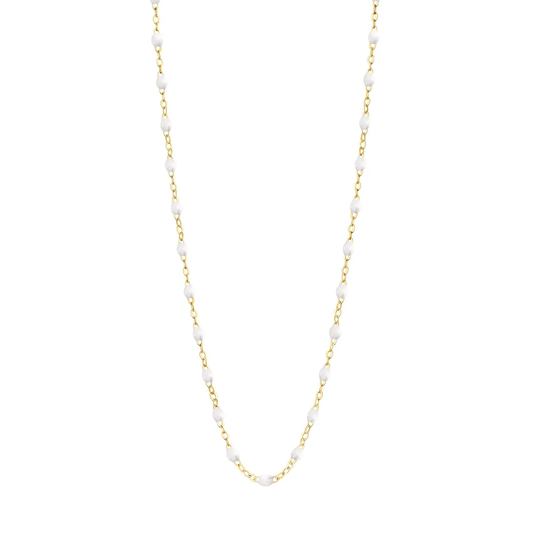 Classic Gigi Necklace in White