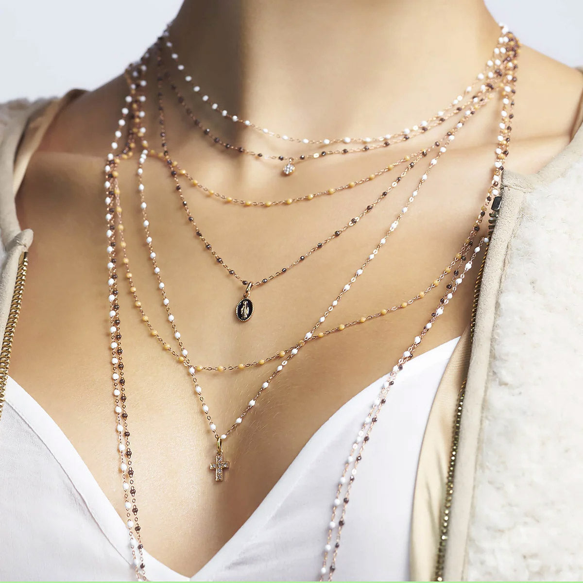 Classic Gigi Necklace in Quartz