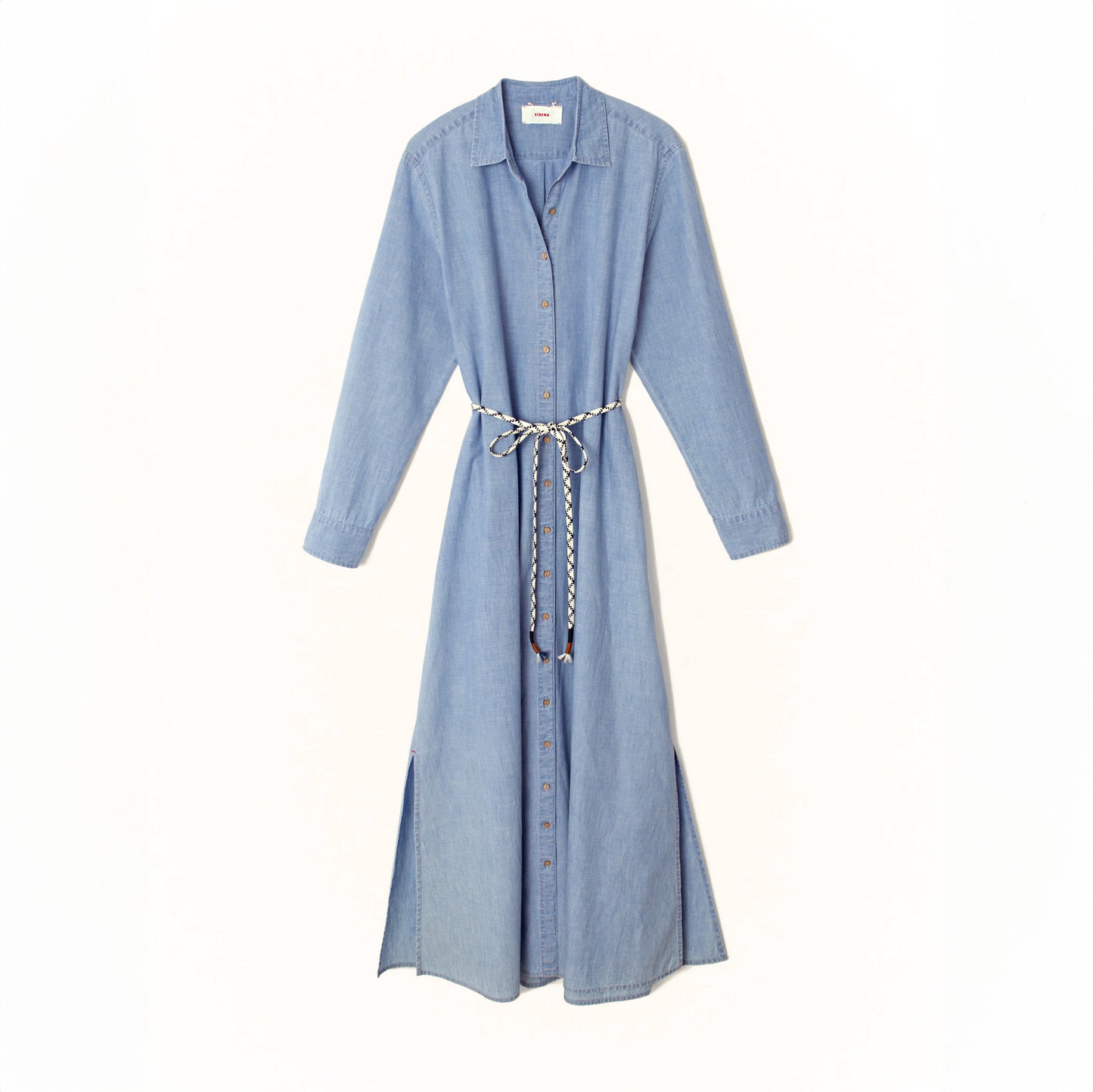 Bowen Shirt Dress in Dusty Blue