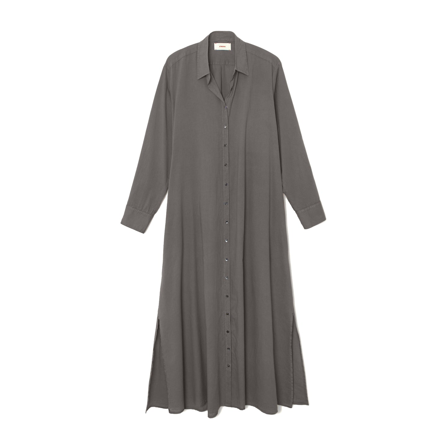 Boden Shirt Dress in Ash Grey