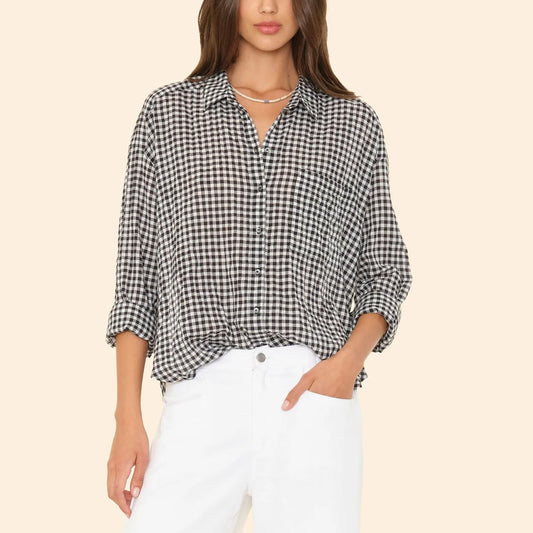 Jordy Shirt in Anise Gingham