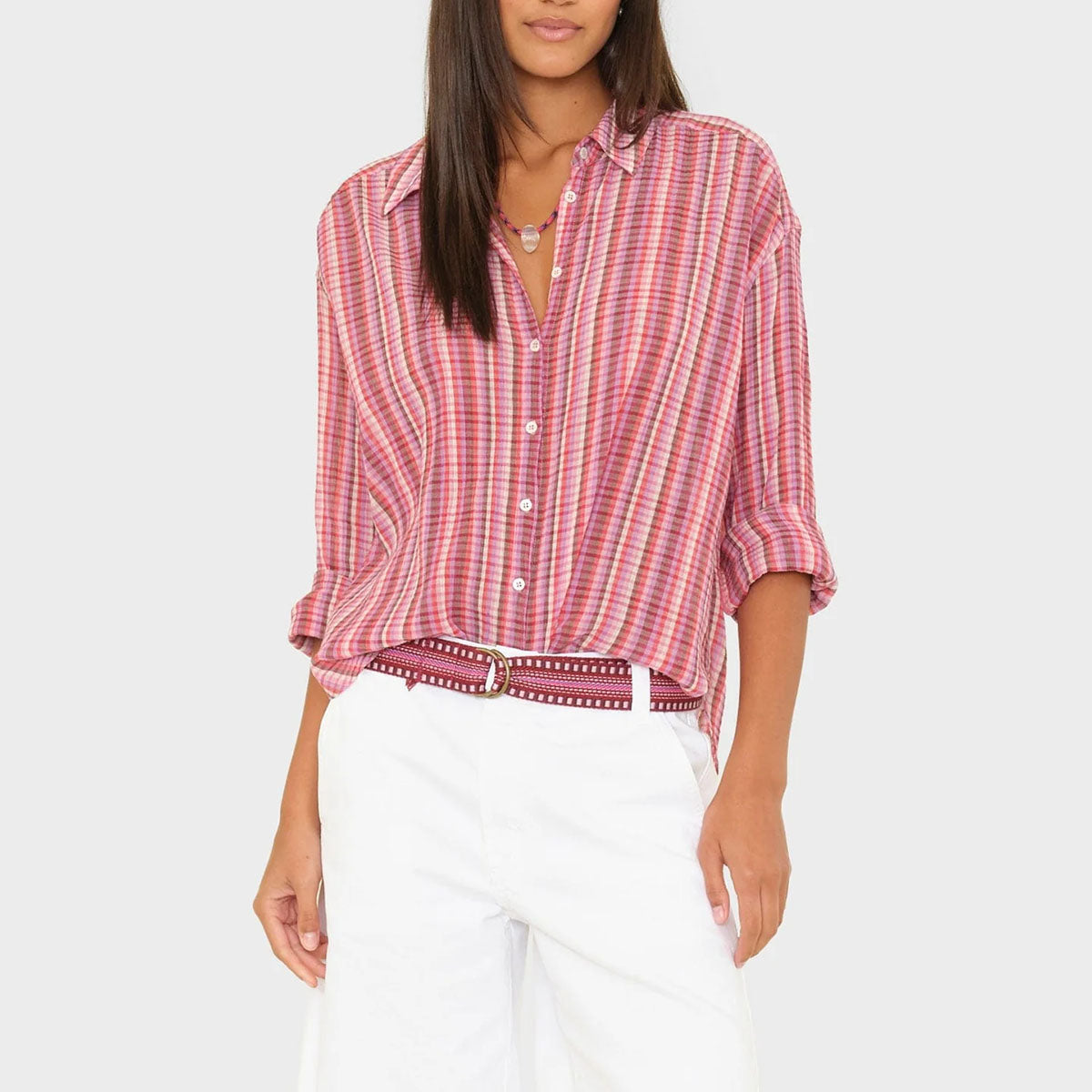 Jace Shirt in Ruby Quartz