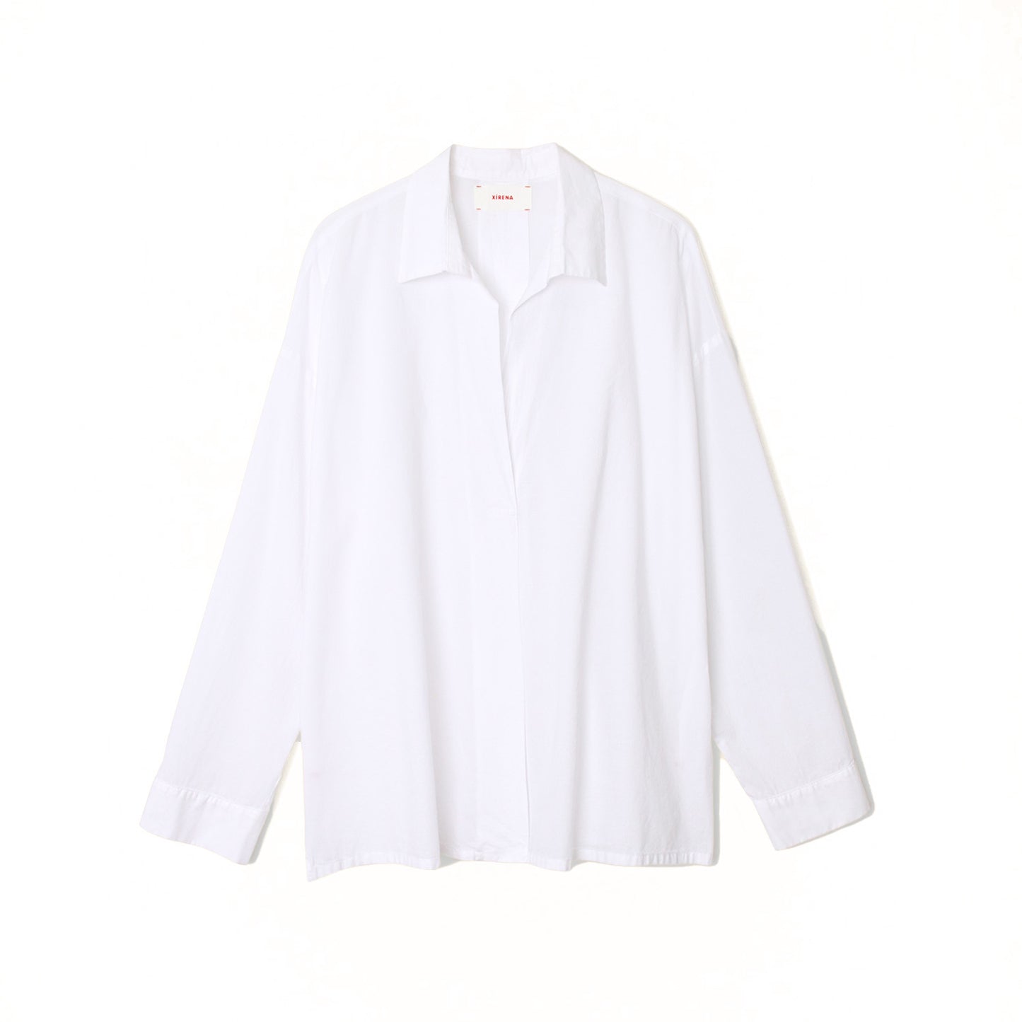 Henry Pullover Blouse in White