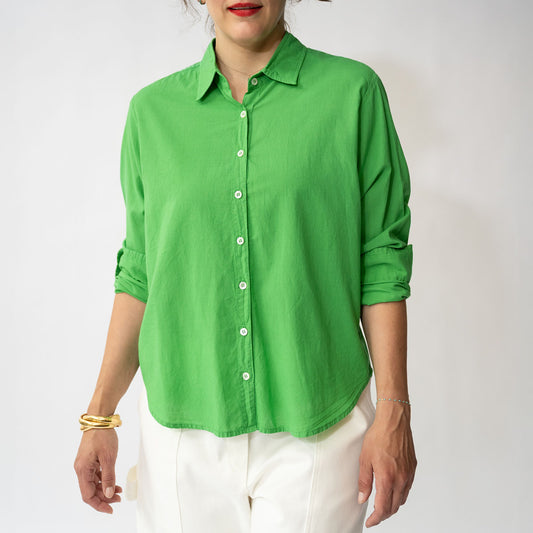 Bowie Shirt in Green Leaf