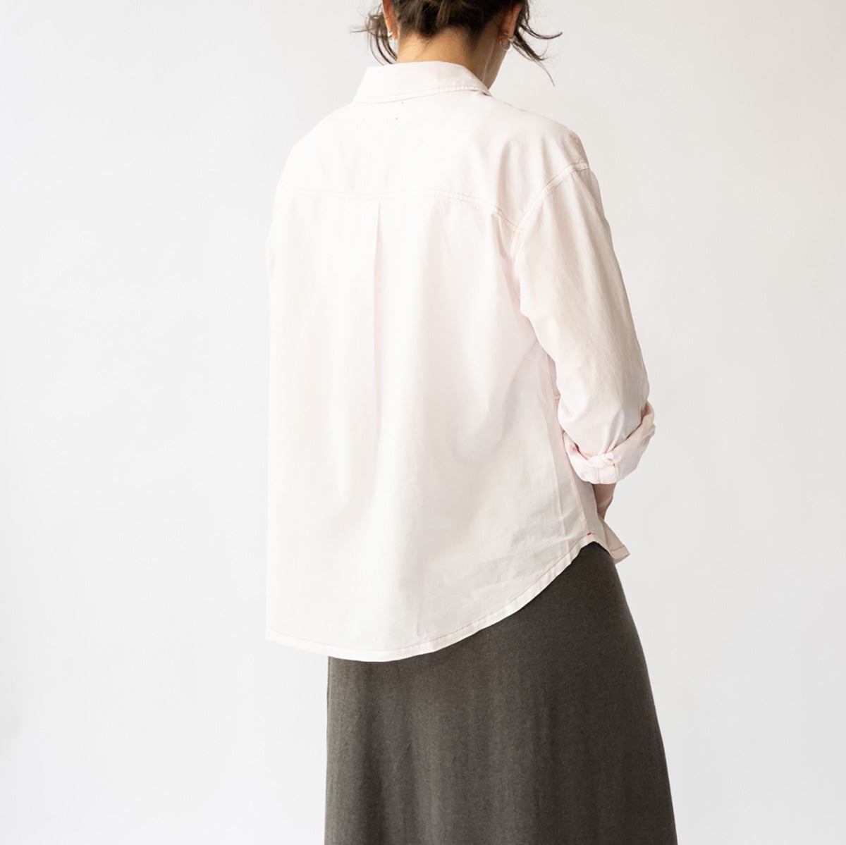 Logan Shirt in Pale Rose