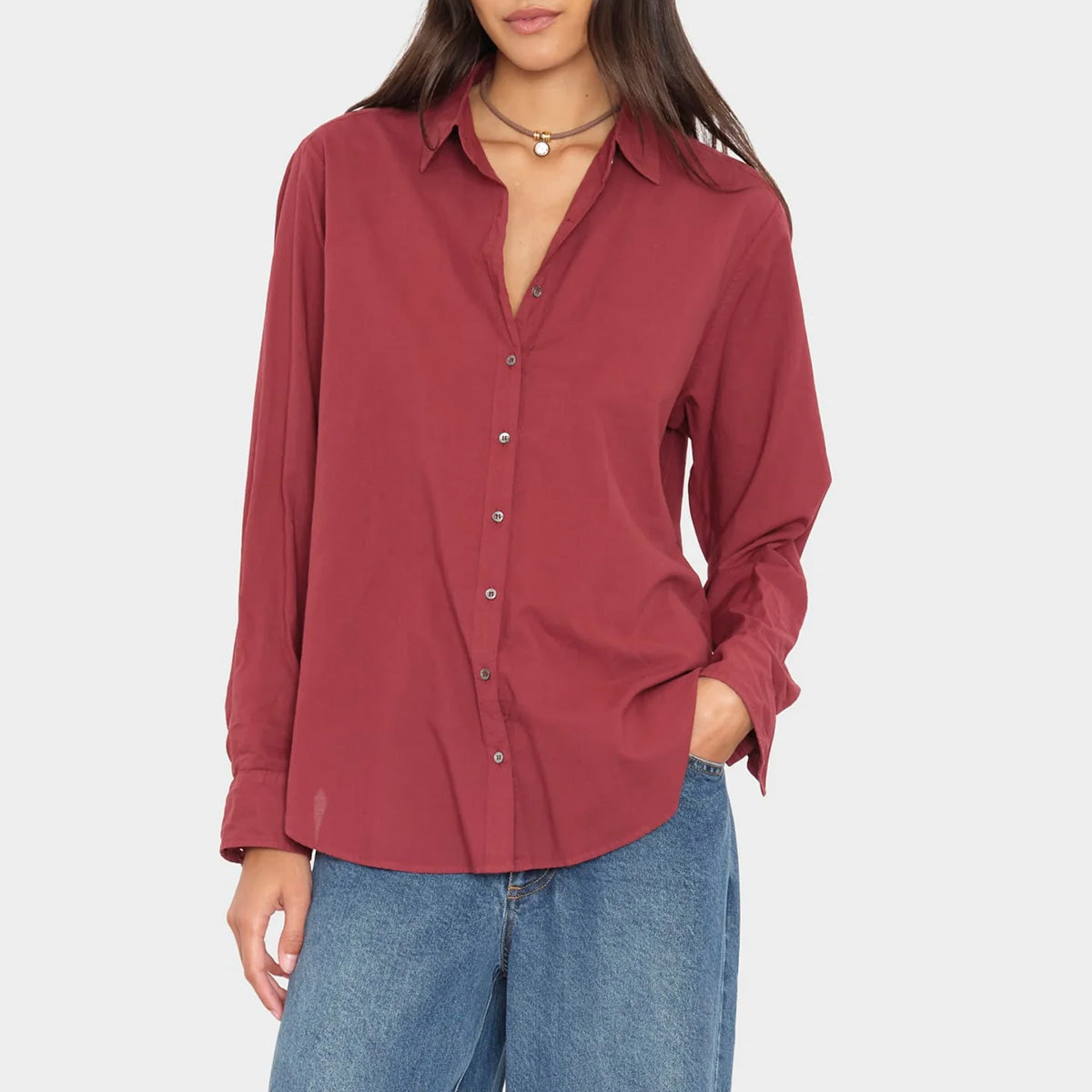 Beau Shirt in Bordeaux