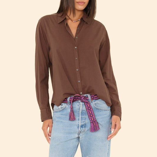 Beau Shirt in Stallion Brown