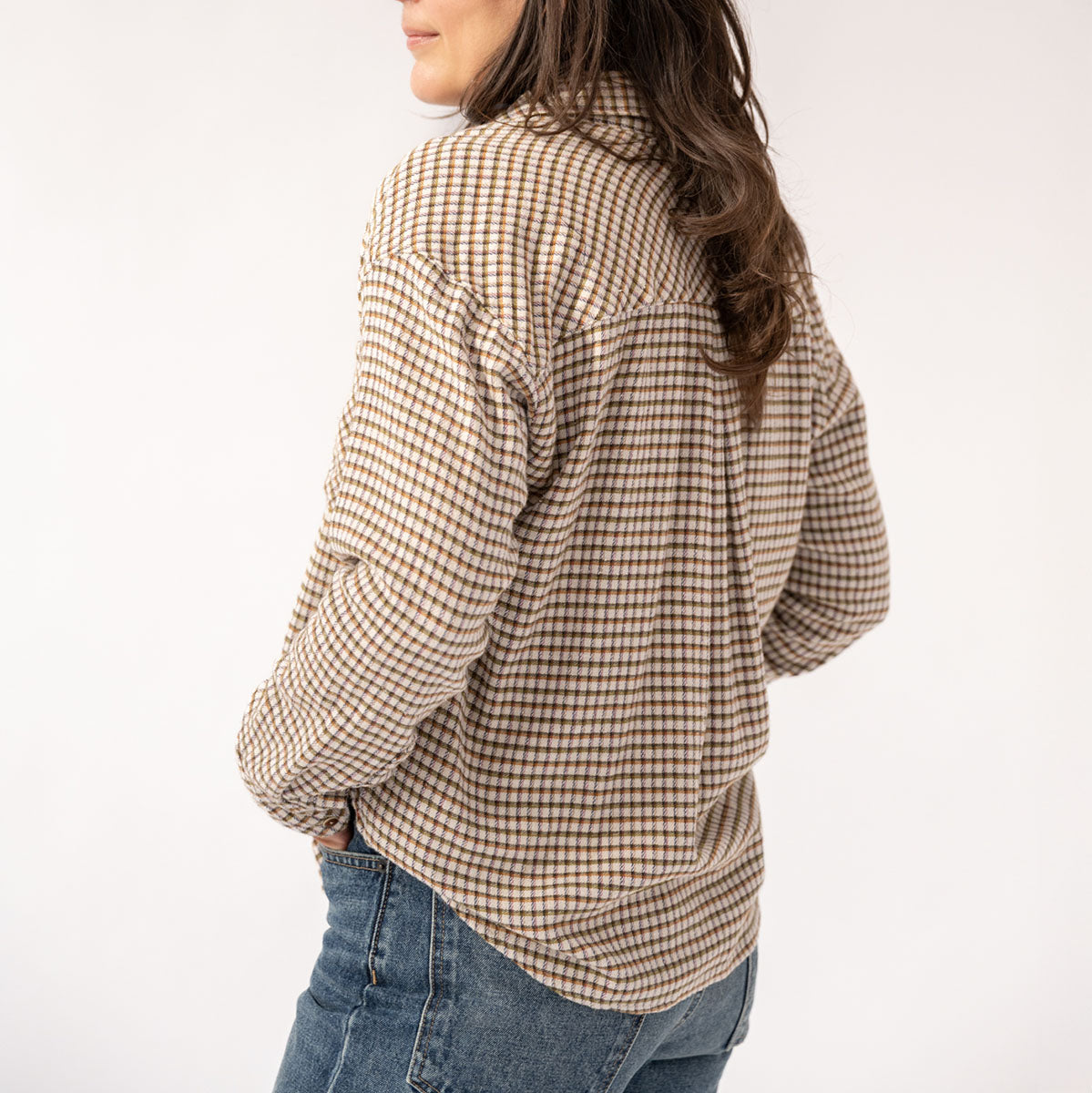 Jordy Shirt in Natural Check