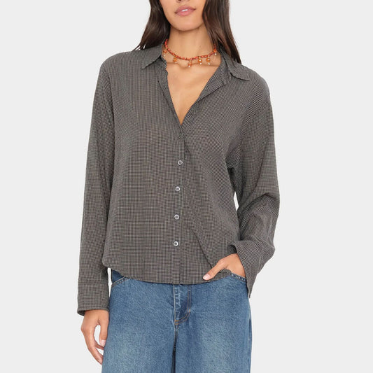 Bowie Shirt in Moonlit Navy