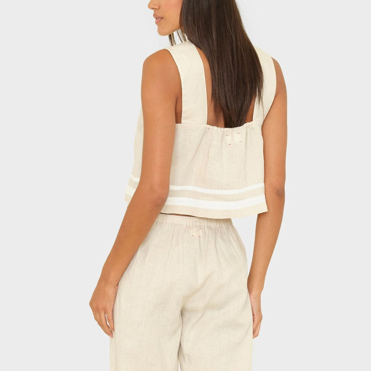 Leni Top in Winds Linen