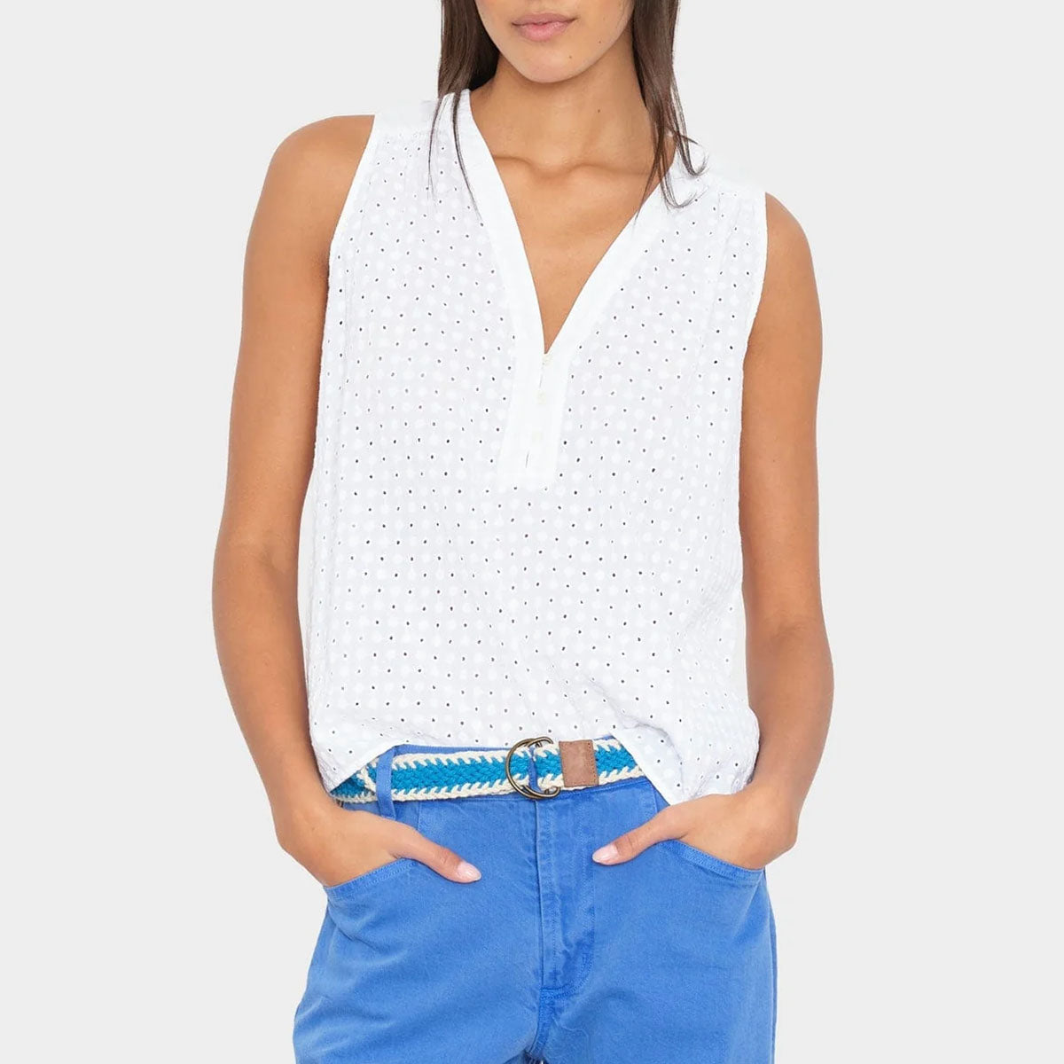 Miki Top in White