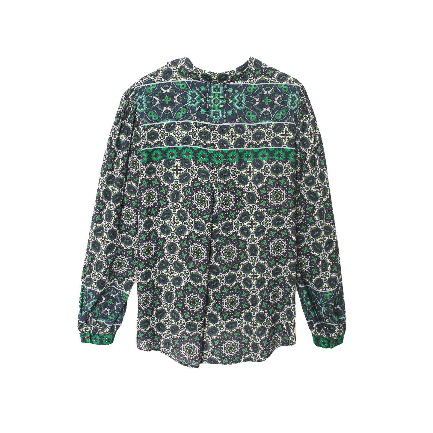 Gaby Shirt in Navy Tile