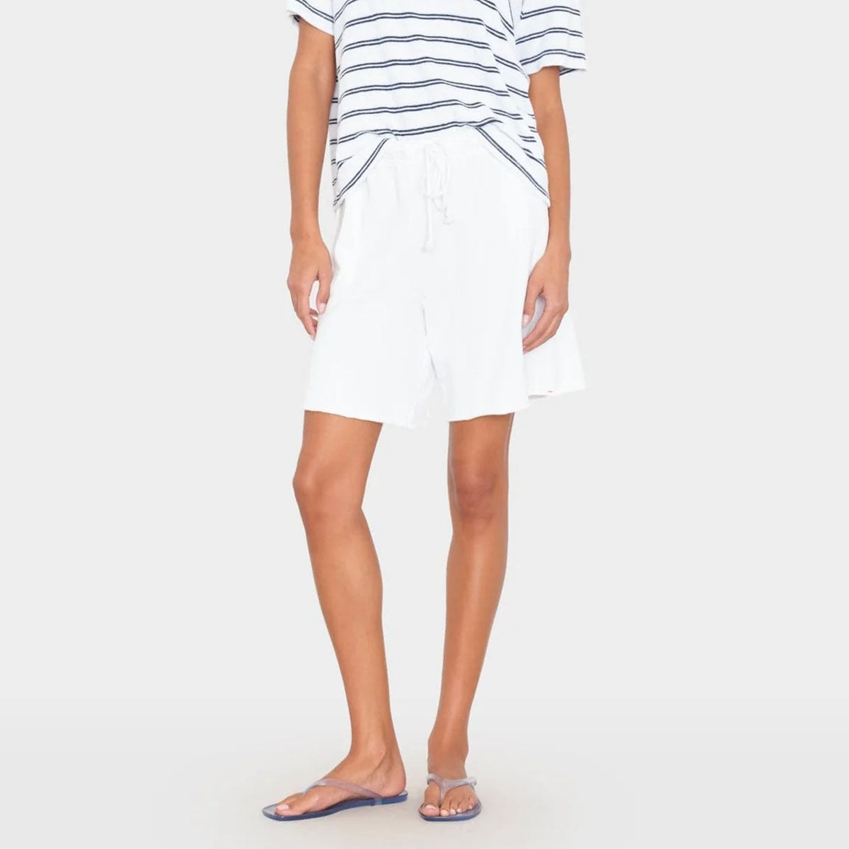 Rocco Sweatshort in White